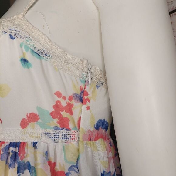 Woman's sz Small Sleeveless TRF Collection Floral Maxi Dress - Picture 10 of 11